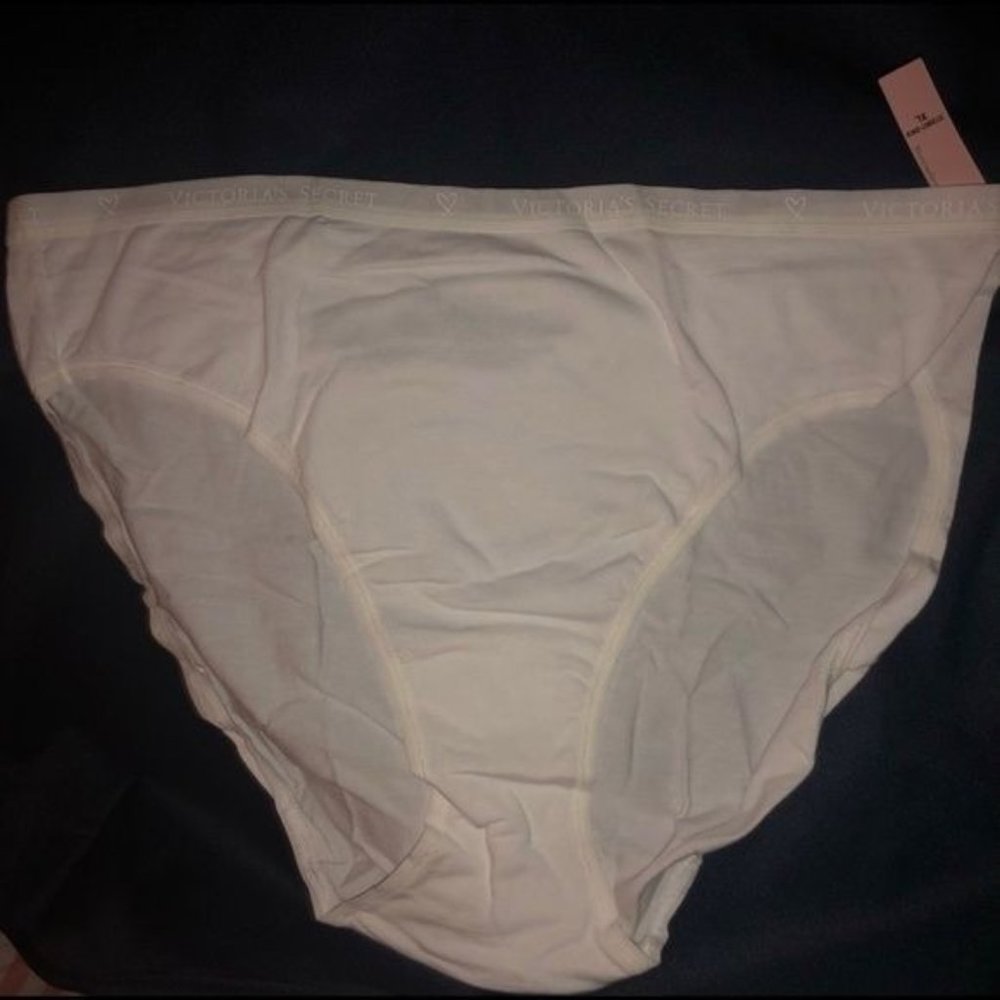Victoria’s Secret White XL hi leg brief panty NWT